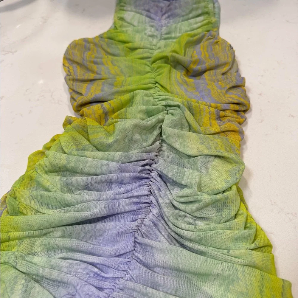 Multicolor Ruched Women's Top - Picture 3 of 3